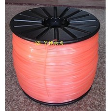 SS-ㄚ樟的店 1大卷 台灣製 加強版, 1個, (含稅)(橘)牛筋繩20公斤3.2四角, 橘