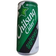 롯데칠성음료 칠성사이다 제로 미니캔, 1개, 210ml