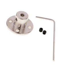 DIY 부품용 4mm-8mm 리지드 플랜지 커플러 샤프트 커플러 모터 커넥터, 5mm, 슬리버, 철