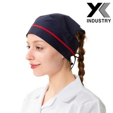 예경 삼각 스카프, 1개, PO-0065/곤색(빨강띠)