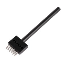 멀티 타공펀치 1MM 6날 블랙 (간격 4MM) (C), 단품, 1개