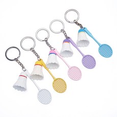 배드민턴 라켓 셔틀콕 스포츠 키링