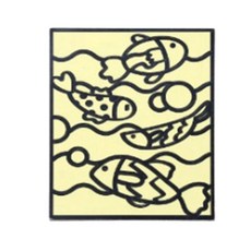 해솔 포일아트 동물캐릭터 바닷속물고기 미술시간