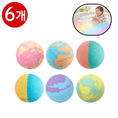 3+3 [안전 성분] 배쓰밤 랜덤박스 커스터블 피규어 배쓰밤 6구 세트 오감발달 마법 배쓰밤, 6개, 30g, 6개