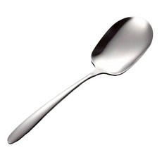 台灣出貨不鏽鋼分菜勺 304不鏽鋼分菜勺 大湯匙 公用勺 母匙, 1個, 大湯勺(304不鏽鋼)