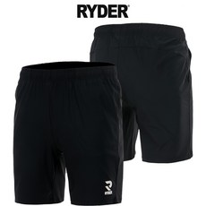 라이더 반바지 배드민턴 바지 남성 여성 4부 팬츠 블랙 2023RP-10