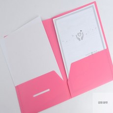 김영마켓 파스텔 A4 클리어화일 문서보관