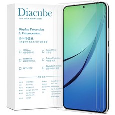 다이아큐브 갤럭시A54 5G 슬림강화유리 무광지문방지 사생활보호 블루라이트차단 액정보호필름 모음, 3개