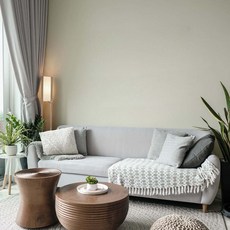 자이디 3D입체 단열벽지, 크림 베이지