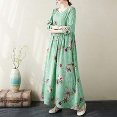 생활한복 원피스 생활복 절복 철릭 법복 큰사이즈 개량