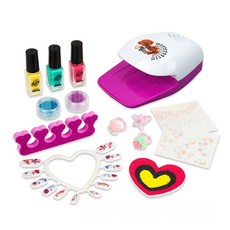 888玩具 DIY蜜彩兒童美甲機指甲彩繪組(附風乾機), 1個