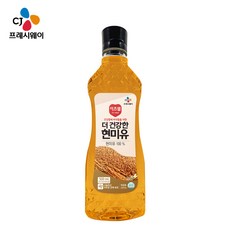 CJ 이츠웰 더 건강한 현미유 100%, 1개, 500ml