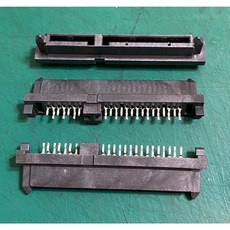 【IF】SATA 22Pin 母座 夾板式連接器 7+15Pin 適用於1mm PCB硬碟, 1個