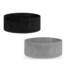 슈페르바 초경량 에어매쉬 심리스 고탄력 힙색 러닝벨트, 블랙+그레이, 1개