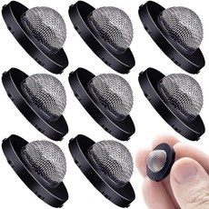 Deozu 호스 필터 와셔 8개 입구 스테인리스 스틸 호스 커플링 1.9cm(3/4인치) 정원 호스 커넥터용 스트레이너 피팅이 있는 호스 스크린 1.6cm(5/8인치) 세, Deozu 호스 필터 와셔 8개, 입구 스테인리스 스틸