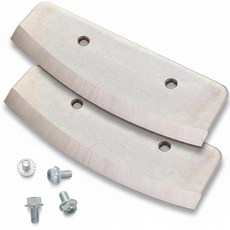 Silkfly 20.3cm 8인치 핸드 아이스 오거 플랫 블레이드 교체품 2개 Eskimo 튼튼한 스테인리스 스틸 곡선형 드릴 얼음 낚시 블레이드와 호환 커터 액세서리 2236, 8 Inch