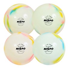 니스포 리듬체조 공 멀티컬러(5인치), 블루옐로우, 1개