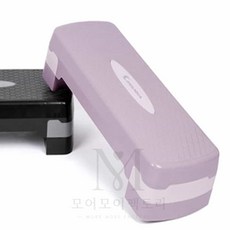 모어팩 계단운동 2단 스텝박스, 블랙