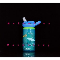 Camelbak eddy 兒童吸管水瓶, 1個, 潛水鯊魚