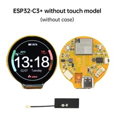 Arduino 개발 보드용 ESP32-S3 LVGL 1.28 인치 240240 IPS 스마트 디스플레이 화면 TFT 모듈 WiFi 및 Blue, Without