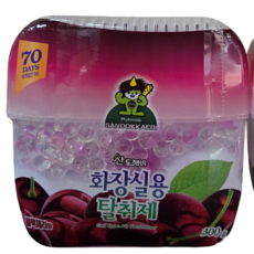 산도깨비 화장실용 탈취제 블랙체리향, 2개, 300g