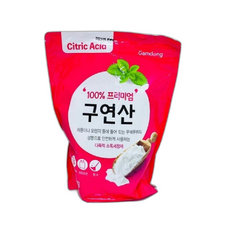 감동 구연산 /소독세정제/다목적세정제/물때제거/얼룩제거/세탁조청소/청소분말/세척분말/표백제/청소세, 2kg