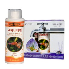 국제프리츠 원터치 구피 비타민, 250ml, 6개