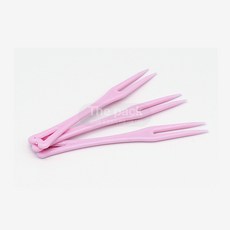 하트미니포크 핑크, 100개, 3개