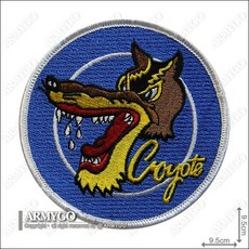 ARMYGO 空軍第7作戰隊部隊臂章，精緻軍事徽章，魔鬼氈設計，個性化配件, 1個, 不車魔鬼氈