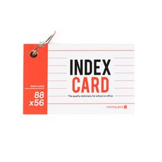 모닝글로리 정보카드 88X56 메모 단어장 암기 공부, 단품, 단품