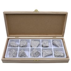 지학 화강암 표본 10종 세트 화성암 암석 융합교육 관찰수업