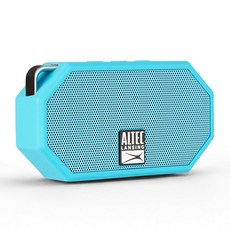 Altec Lansing 미니 H2O - 무선 블루투스 방수 스피커 플로팅 IP67 휴대용 강력한 베이스 풍부한 스테레오 시스템 마이크 30피트 범위 경량 6시, 아쿠아