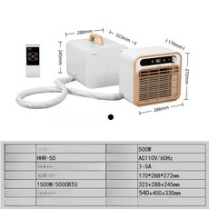 애둘아빠네 캠핑용에어컨 냉방기 캠핑에어컨, 노브형 (1.5m 연결관) 110V WiFi