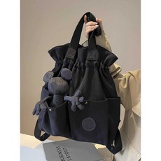 2025년 여성용 패션 경량 백팩 대학생을 위한 대용량 단거리 여행 가방 다용도 핸드백 싱글 숄더