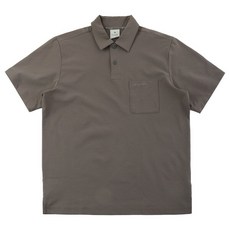 [스노우피크] 남성 클래식 우븐 반팔 폴로 티셔츠 S25MMTPS16 DK