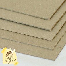 뮤즈 갱판지 900g(약1.3mm) / 전사이즈 무료재단 재활용 하드보드, A1 10매