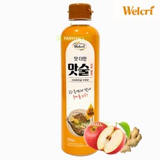 웰크리 맛더한 맛술 500ml (국산사과 국산생강 양념장 조미료), 1개