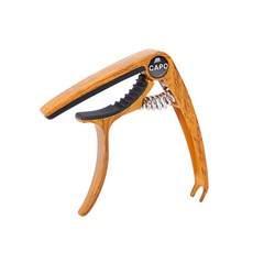 기타 클립 조절 기타카포 집게형 나뭇결 아연 합금제 나뭇결 아연 합금제, 1개