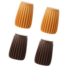 침대 헤드 스토퍼 가구 고정 받침 대형 2P 상다리 책상 좌탁 벤치 쇼파 거실장 서랍장, 브라운