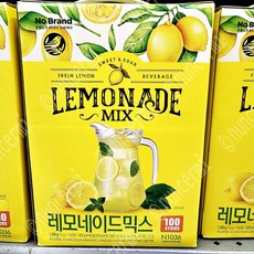 노브랜드 레모네이드 믹스 대용량, 15mg, 100개입, 1박스