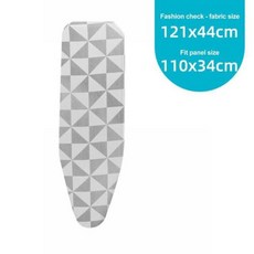 스팀다리미판 다리미판 가정용 고온 전기 내성 다리미 보드 천 패드 커버 (다리제외), 4) 110x34cm