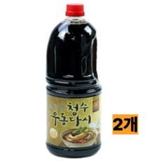 청수 우동다시1.8L 만능소스 업소용 우동육수 대용량, 1.8L, 2개