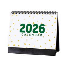 (상호 로고 인쇄 가능) 세우세 2026년 New 일러스트 탁상 캘린더 달력, 혼합색상, 1개