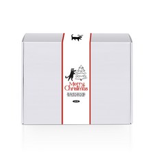 [노씨네인쇄소] 고양이 크리스마스띠지 포장띠지, 50매