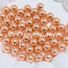 진주 아라잔 화이트 디저트 토핑 식용구슬 믹스 스프링클 데코 케이크 장식 85g 럭스펄 2, W. 8mm 674 로즈 피치 핑크 1개 비즈, 1