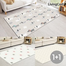 [리빙코디] 1+1 다용도 리빙매트(150x200) 놀이방매트, 07.리빙매트150-비글 1+1