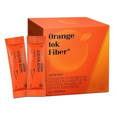 오렌지톡 화이버 차전자피 식이섬유 티, 1박스, 180g