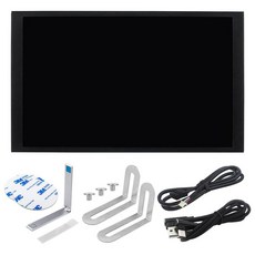 SHCHV 후방 카메라 모니터 TFT LCD TURZX 8 인치 USB 휴대 디스플레이 I, 검정색