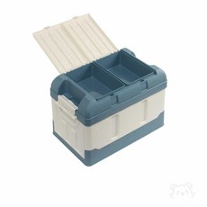 YWstore 2단 접이식 수납함 차량정리함