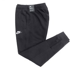 NIKE 鬆緊綁帶刺繡運動長褲+口罩